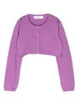 Укороченный кардиган Colorichiari, фиолетовый - фото