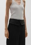 Брюки LINEN FOLDOVER WAIST OYSHO, черный - фото 5