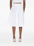 Хлопковая юбка А-силуэта Medeea, белый - фото 4