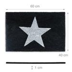 Коврик Relaxdays, 40x60 см, черный - фото 3