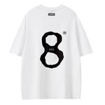 PAKA Футболка унисекс, Белый/Черный (8) - фото 25