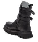 Кожаные байкерские ботинки Monnalisa, Nero - фото 3