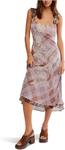 Платье Free People Morning Dew Midi, цвет Autumn Combo - фото