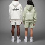 Толстовка с капюшоном баскетбольная толстовка Adidas, белый - фото 4