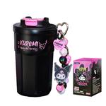 Kulomi Urban Chic Style термостакан 360 мл Sanrio, Diamond Pattern-Kuromi 300ML[Includes Hello Kitty Sticker] - фото 4