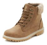 Ботильоны на шнуровке LASCANA, Camel - фото