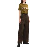 MSGM 3941MDM510/257798 38 Olive Green - фото 4