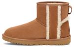 (WMNS) UGG Classic Mini Shearling Logo 'Chestnut' 1153473-CHE - фото 2