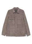Замшевая рубашка Salvatore Santoro, серый - фото