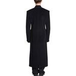 Пальто мужское черное Balenciaga, черный - фото 4