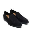 Кожаные мокасины Theon Boss, синий - фото 3