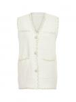 Свитер-жилет zitha, белый - фото