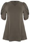 Блуза Yoek, оливковый - фото