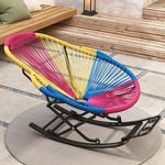 Fantasy Кресло-качалка x-shaped large thickened reinforced, синее - фото 5