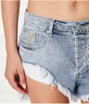 Джинсовые шорты Regular fit One Teaspoon, синий - фото 4