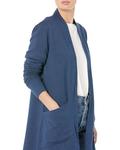 Свитер L.L.Bean SoftFlex Long Open Cardigan, цвет Nautical Navy Heather - фото 3