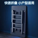 Складной игровой стол 120*60 см, черный рисунок, без установки - фото 4