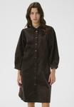 Платье Part Two Shirt dress, Ganache/Dark Brown - фото