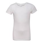 Хлопковая футболка принцессы для девочек Next Level, белый - фото