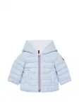 Пуховик Haluk Seersucker с капюшоном Moncler Enfant, синий - фото