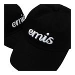 Emis Хлопковая бейсболка унисекс черная, Black - фото 5