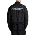 Стеганая куртка-бомбер Dsquared 2, черный - фото 5