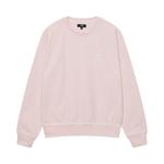 Свитер Stussy Overdyed Stock Logo Crew, Light Pink - фото
