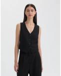 Женский базовый жилет NVLT, Black - фото