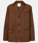 Блейзер Salie Velvet, коричневый - фото