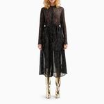 Футболка с принтом в виде тире ARMANI EXCHANGE, черный золотой - фото 3