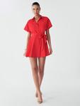 Платье-рубашка BWLDR Lori, красный - фото 5