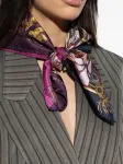 Платок с принтом ETRO, фиолетовый - фото 4