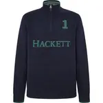 Свитер Hackett HM703226 half zip, синий - фото