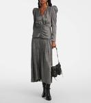 Юбка макси Emiria с декоративными элементами Isabel Marant, Silver - фото 2