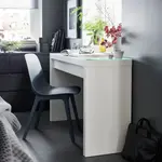 Туалетный столик, белый, 120x41 см, MALM IKEA - фото 4