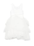 Abel & Lula платье из тюля, белый - фото 2