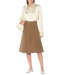 Атласная рубашка Bernel Joseph, слоновая кость - фото 2