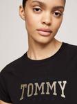 Футболка Tommy Jeans Cropped Fit, черный - фото 4