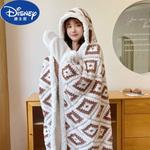 Disney Плед-накидка Bear Shawl Beige, двухслойный утепленный - фото 6