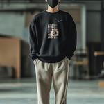 Nike Свитшот мужской черный - фото 7