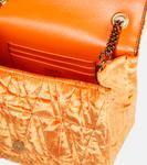 Маленькая бархатная сумка через плечо Virtus Versace, Orange-Oro Versace - фото 3