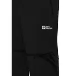Брюки Jack Wolfskin Hikeout Zip Off, черный - фото 5