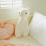 Плюшевая игрушка хорек 50 см высота CHUNTUSHU, белый - фото 2