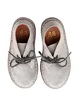 Замшевые туфли на шнуровке Pèpè, серый - фото 3