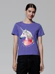 Рубашка Watapparel  Flash, the unicorn, фиолетовый - фото 3