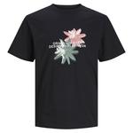 Футболка Jack & Jones Tampa Aop Branding Short , черный - фото 3