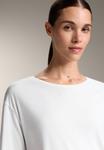 Футболка OYSHO SHORT SLEEVE MODAL BLEND, Stone - фото 4