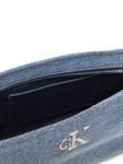 Сумка Denim Shoulder Pouch W/Strap LV04F3217G Calvin Klein, синий - фото 4