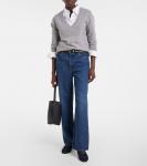 Замшевые мокасины Tod's, Galassia Scuro - фото 3