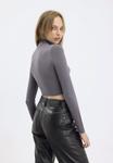 Топ с длинными рукавами Even&Odd, темно-серый - фото